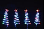 Vivvi App-Based Customizable, Color-Changing 24" Christmas Tree Path Lights - Set of 4