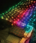 Vivvi App-Based Customizable, Color-Changing LED Net Lights 5ft x 3ft