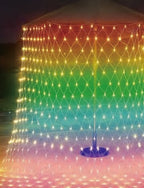 Vivvi App-Based Customizable, Color-Changing LED Net Lights 5ft x 3ft