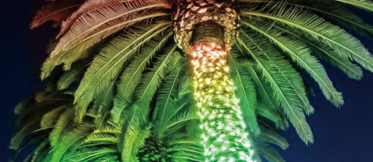 Vivvi App-Based Customizable, Color-Changing Waterfall Lights - 11 ft. tall