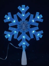 Vivvi App-Based Customizable, Color-Changing 8" Christmas Snowflake Tree Topper