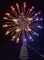 Vivvi App-Based Customizable, Color-Changing 8" Christmas StarBurst Tree Topper
