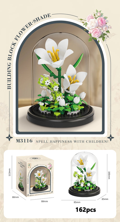 Eternal Flower Bouquet Bonsai Potted Plant