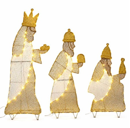 Three Kings Prelit Outdoor Decoration