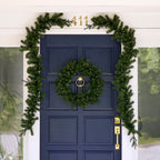 Valley Pine 3-Piece Pre-Lit Garland & Wreath Door Kit