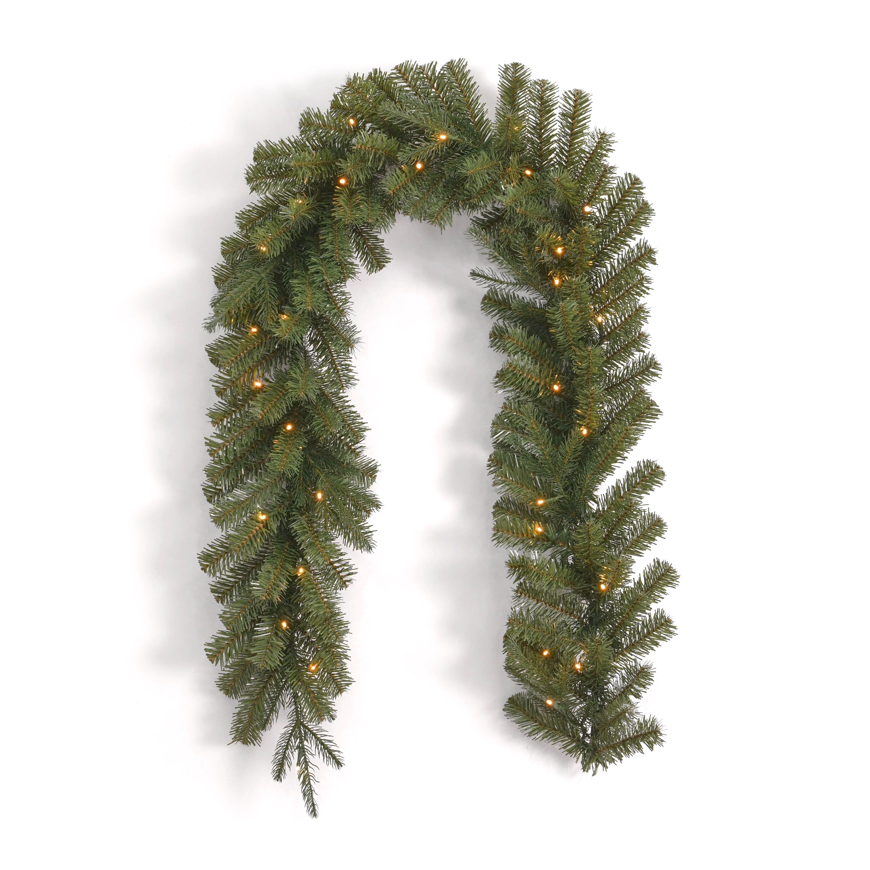 Valley Pine 3-Piece Pre-Lit Garland & Wreath Door Kit