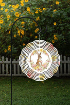 Easter White Rabbit Wind Spinner