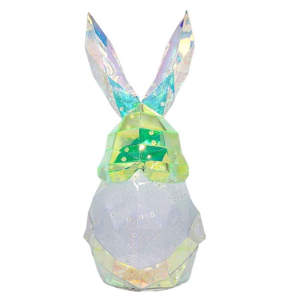 Prismatic Iridescent Gnome Bunny - Milo 16in