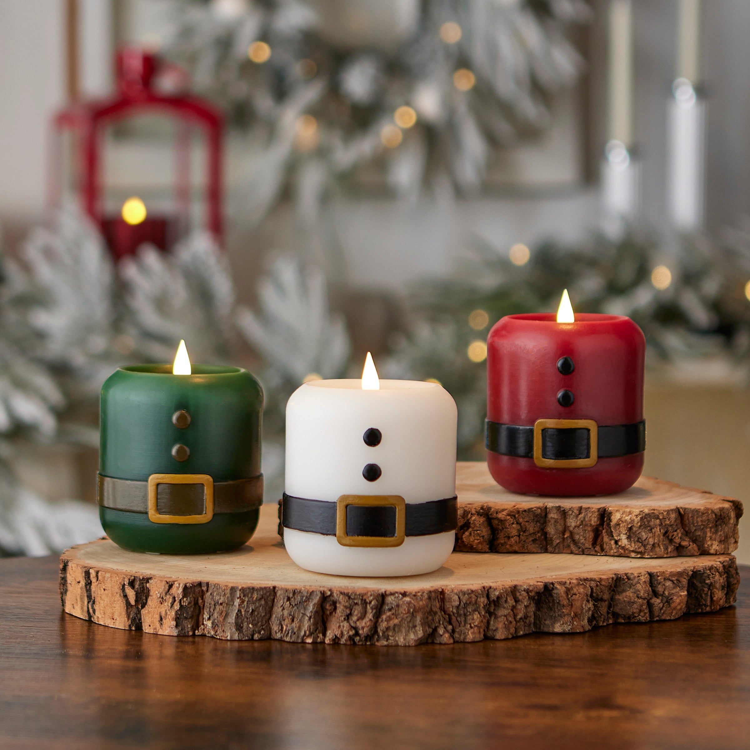 Snowman LED Soft Flame 4X5