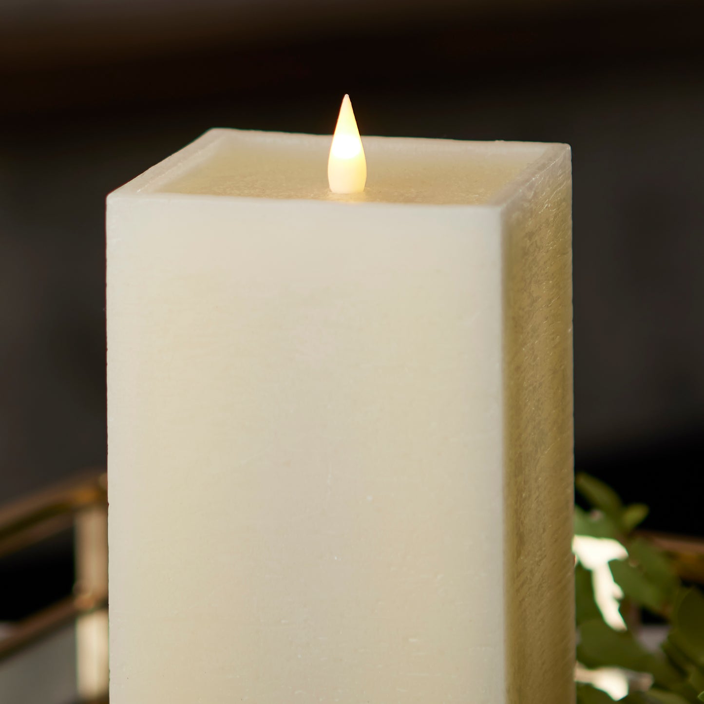 Classic Motion Flameless Square Candle