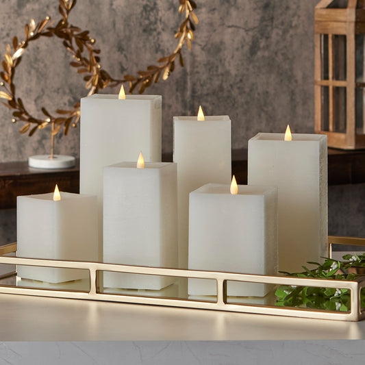 Classic Motion Flameless Square Candle