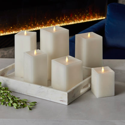 Classic Motion Flameless Square Candle