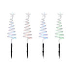 Vivvi App-Based Customizable, Color-Changing 24" Christmas Tree Path Lights - Set of 4
