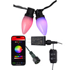 Vivvi App-Based Color-Changing, C9 Smooth Lights, 32 ft. long String