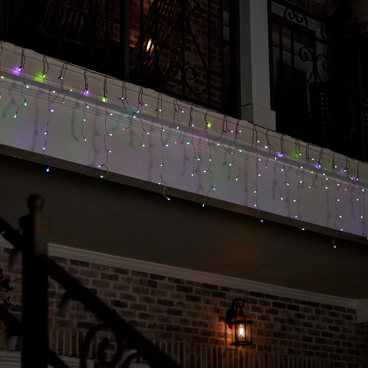 Vivvi App-Based Customizable, Color-changing Icicle Lights - 16 ft. long