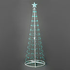 Vivvi App-Based Customizable, Color-Changing Cone Tree, 6 ft. tall
