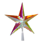 Vivvi App-Based Customizable, Color Changing 11" Christmas Prismatic Star Tree Topper
