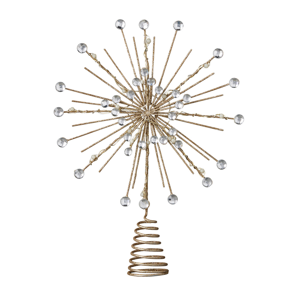 Vivvi App-Based Customizable, Color-Changing 8" Christmas StarBurst Tree Topper