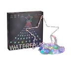 Vivvi App-Based Customizable, Color-Changing Waterfall Lights - 11 ft. tall
