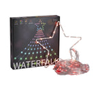 Vivvi App-Based Customizable, Color-Changing Waterfall Lights - 11 ft. tall