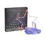 Vivvi App-Based Customizable, Color-Changing Waterfall Lights - 11 ft. tall