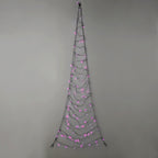 Customizable, Color-Changing 2D LED Hanging Christmas Tree, 31" tall