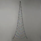 Customizable, Color-Changing 2D LED Hanging Christmas Tree, 31" tall