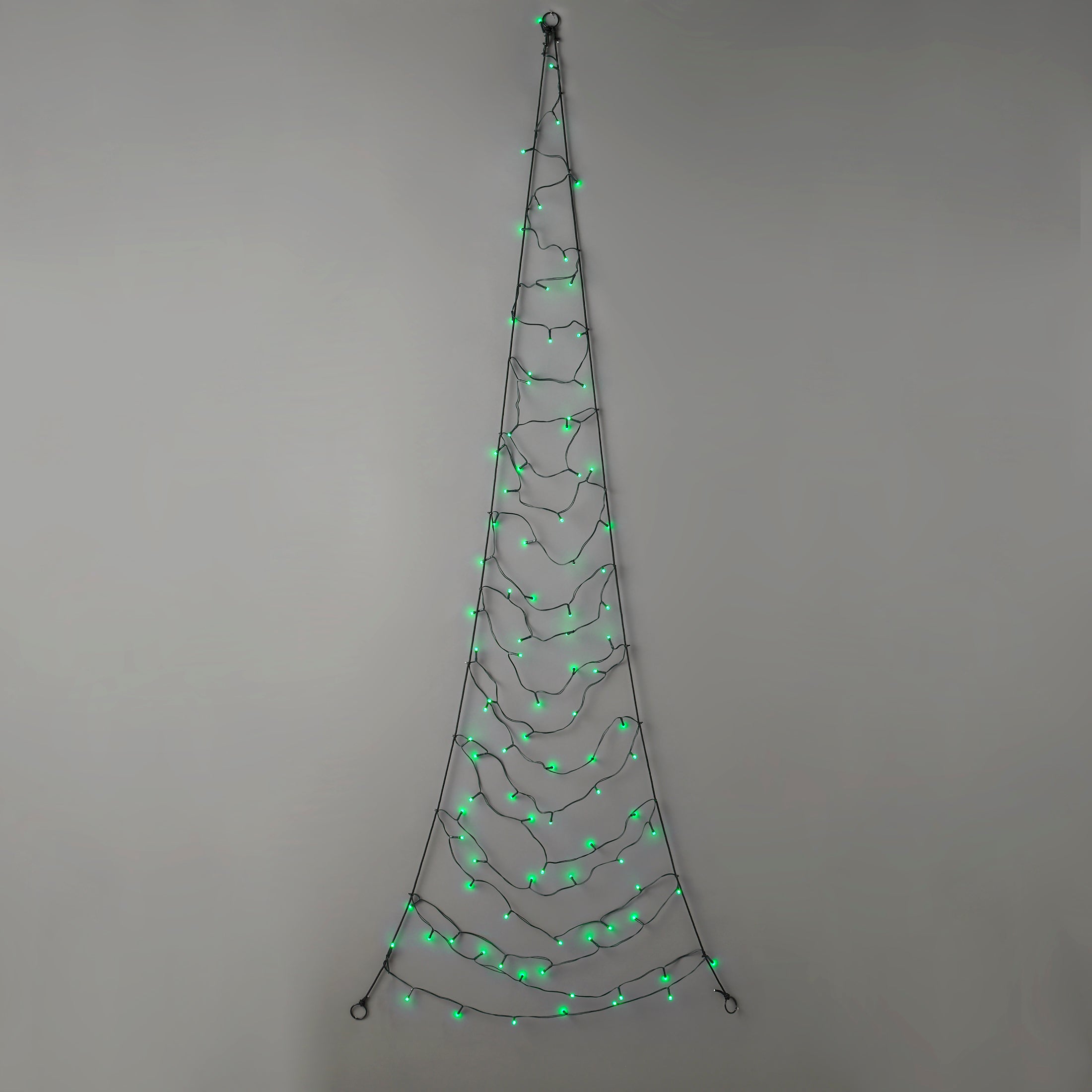 Customizable, Color-Changing 2D LED Hanging Christmas Tree, 31" tall