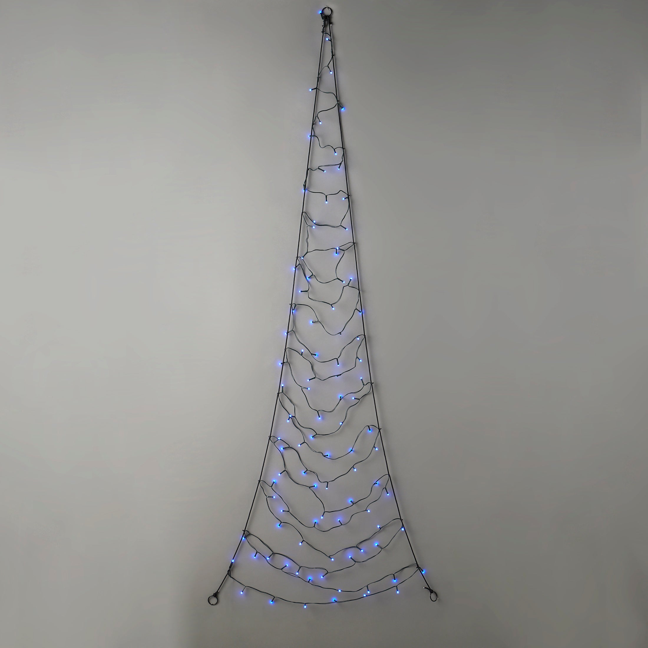 Customizable, Color-Changing 2D LED Hanging Christmas Tree, 31" tall