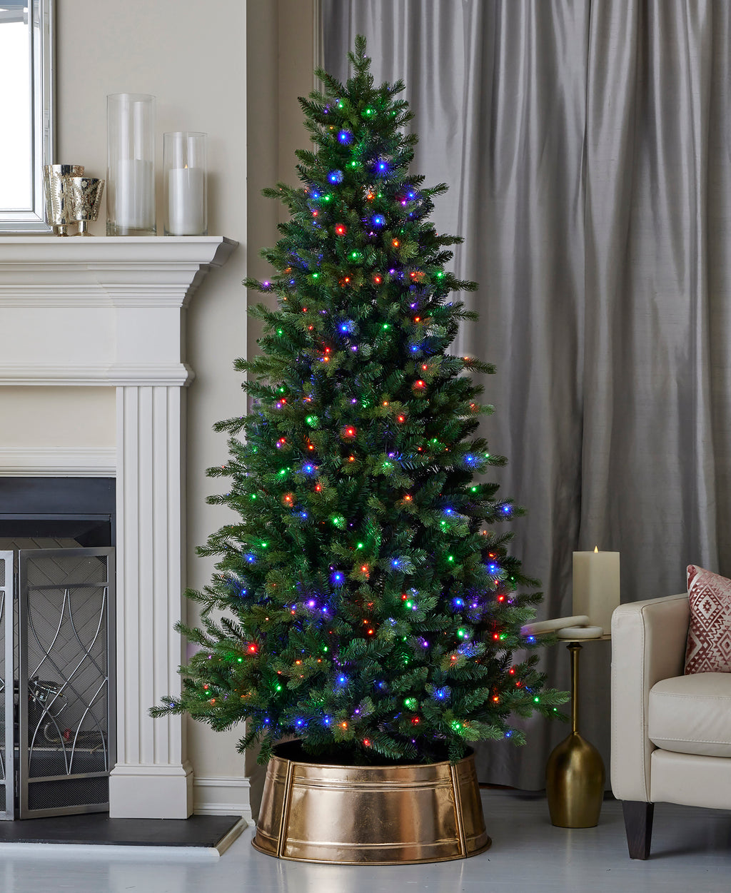 Palmetto Pine Tree with Dual LED lights and 9 Functions